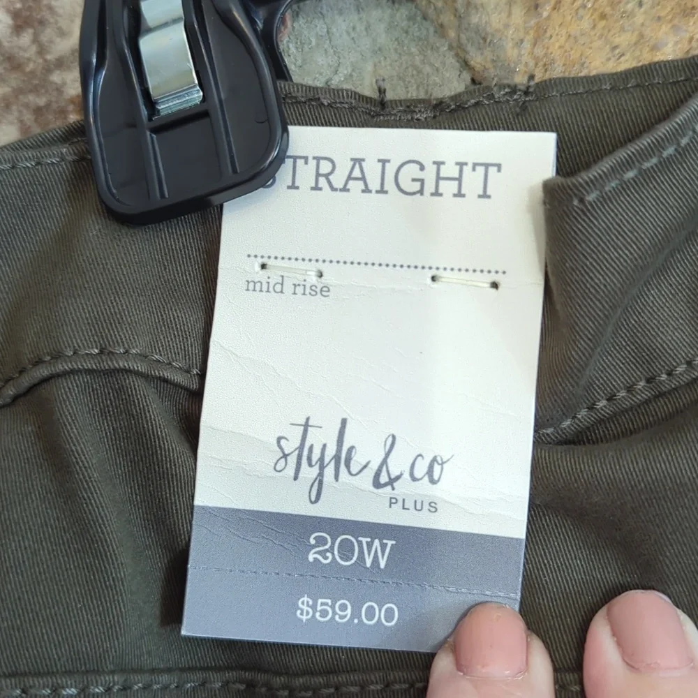 Style& Co. Straight leg Mid rise pants - Picture 5 of 12